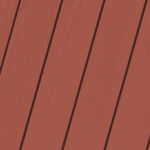 PPG Navajo Red - deck stain colour sample of solid red stains